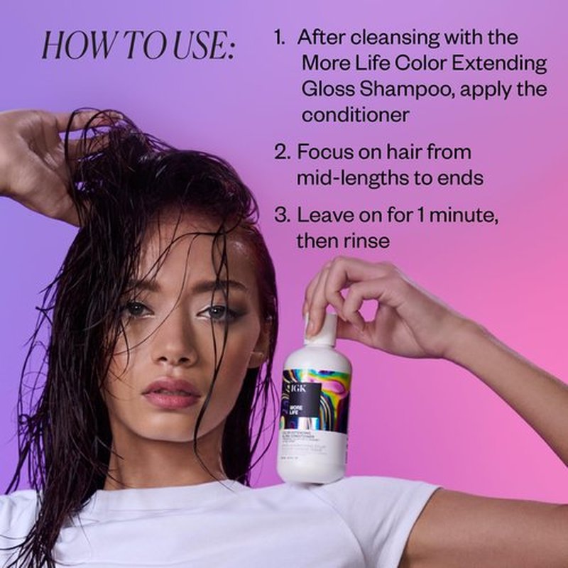 IGK MORE LIFE Color Extending Gloss Conditioner