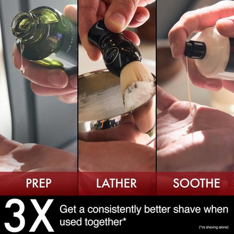 The Art of Shaving Shaving Kit for Men - Ultimate Grooming Set with Cream, Brush, Balm & Oil