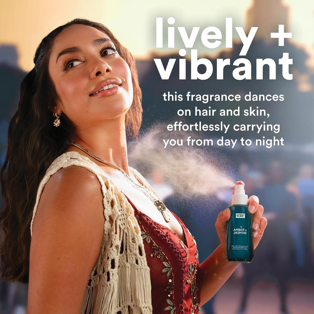 VERB Hydrate Styling Cream - Smooth Frizz and Nourish Dry Hair - Amber & Warm Jasmine Scent