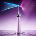 RANVOO AirJet X5 Electric Toothbrush - New-Gen Jet Clean for Max Tartar Removal | 60-Day Rechargeable Battery, 3 Pro Brush Heads, Pale Violet