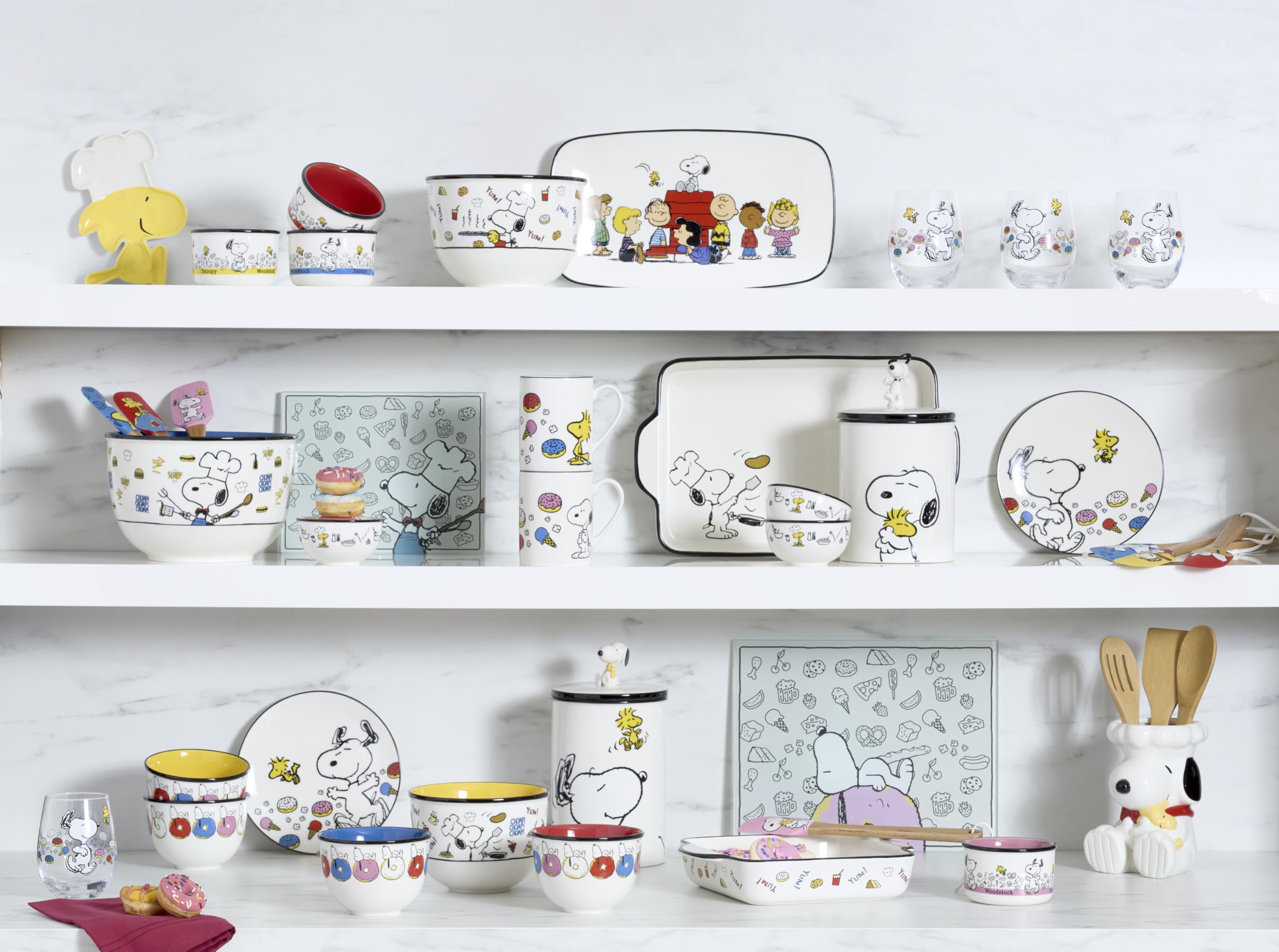 Lenox Snoopy Valentine's Day Entertaining Collection, Mug Set, 4-Piece