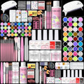 SAVILAND Acrylic Nail Kit for Beginners: Professional Nail Kit Acrylic Set with Everything Nail Drill Acrylic Powder Monomer Liquid Gel Nail Polish U V Nail Light Christmas Gift Home Extension