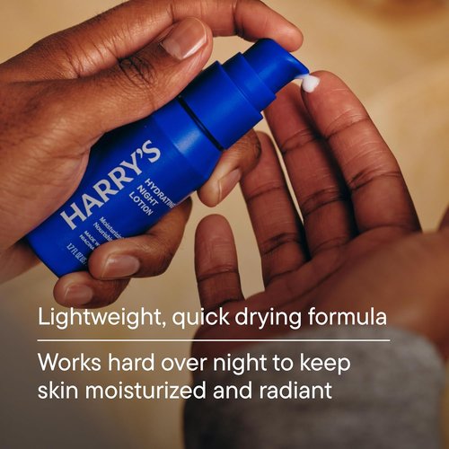 Harry's Hydrating Night Lotion - Lightweight Night Moisturizer for Face | 1.7 Fl Oz, 2 Pack