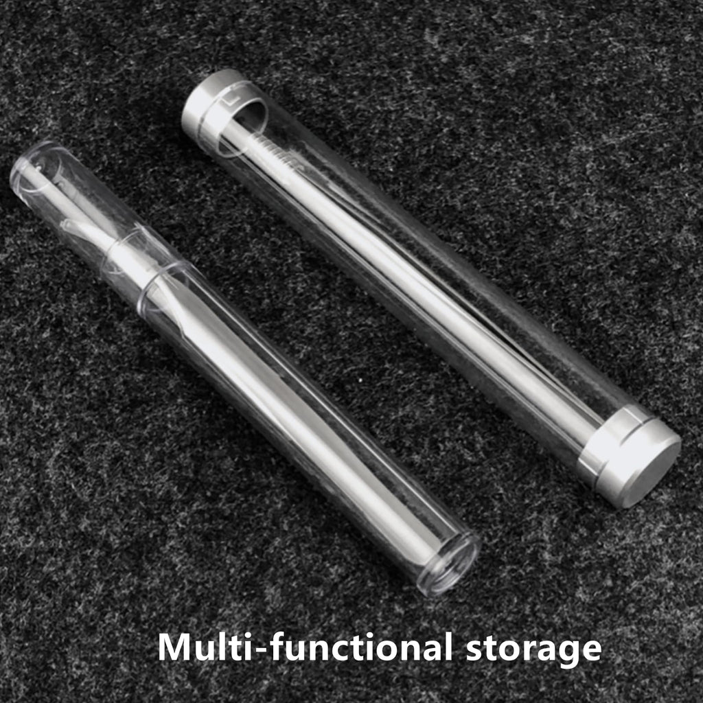 2 Packs Professional Tweezers Storage Case, Tweezers Organizer Eyelash Extension Tools Travel Small Box for Clip Manicure Tool