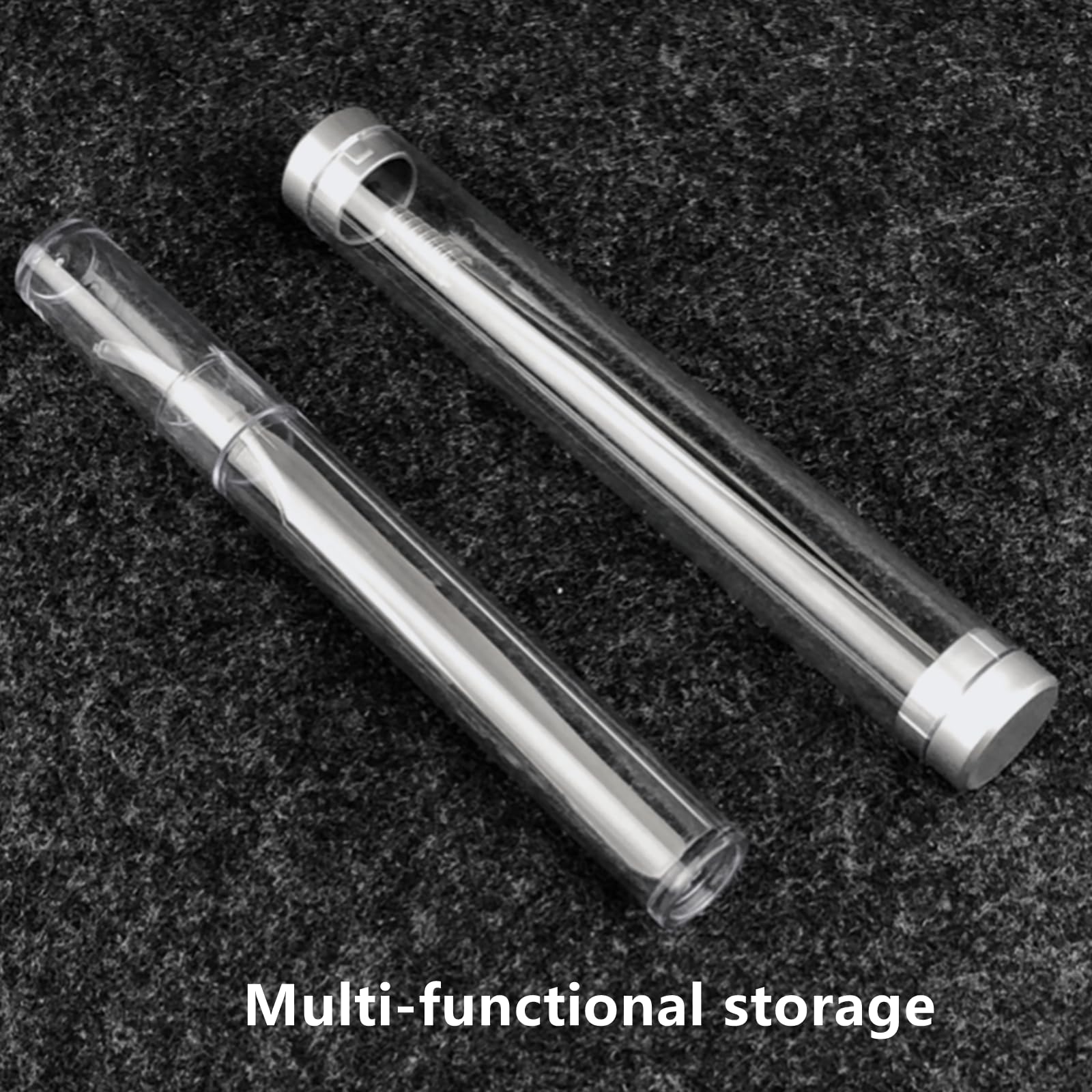 2 Packs Professional Tweezers Storage Case, Tweezers Organizer Eyelash Extension Tools Travel Small Box for Clip Manicure Tool