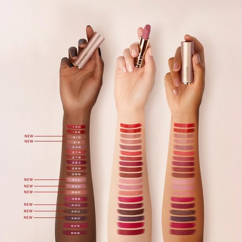 Lancôme L'Absolu Rouge Intimatte Hydrating Matte Lipstick - Buildable & Lightweight Formula with a Soft Matte Finish - Up To 12HR Comfort- 340 Lovers Whispers: warm rosewood nude