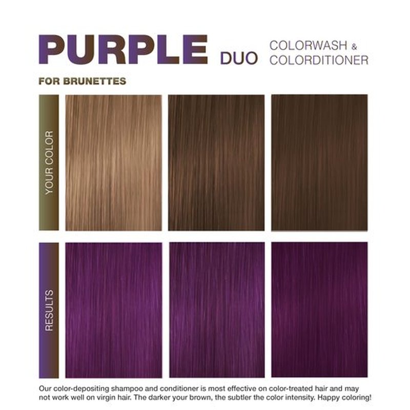 Purple Brunettes Duo