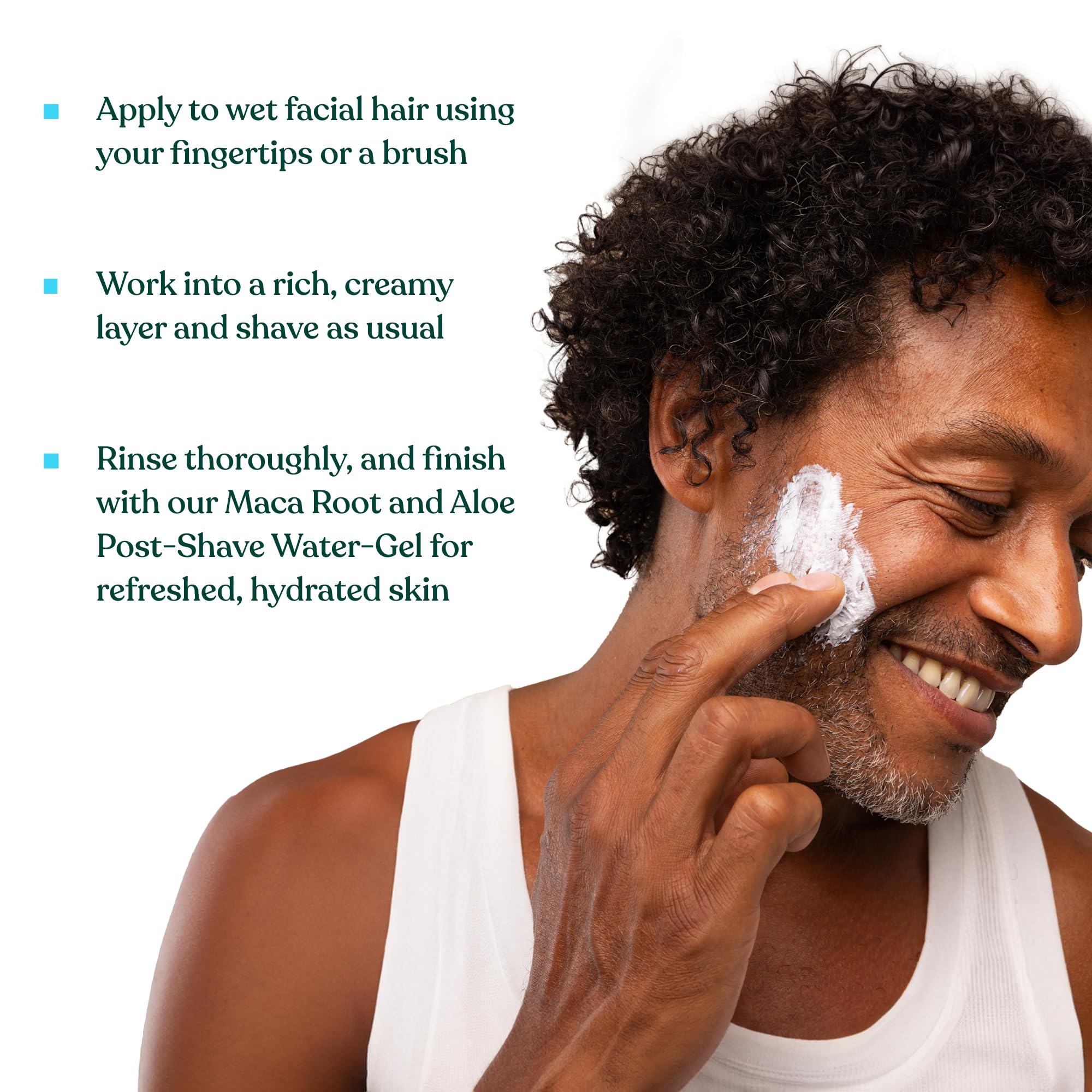 The Body Shop Maca Root & Aloe Softening Shaving Cream for Men | for a Smooth Shave with Aloe Vera | Safe for Sensitive Skin, 200 ml / 6.3 oz