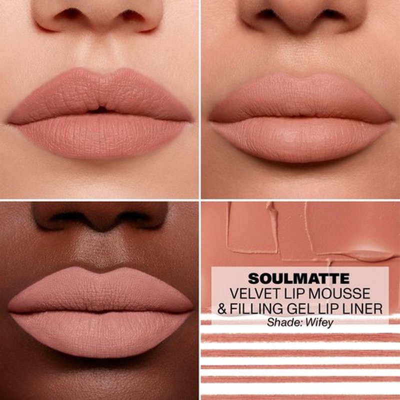 MORPHE Soulmatte Gel Lip Liner - Creamy Matte Formula for Precision Contour - Wifey (0.007 oz)
