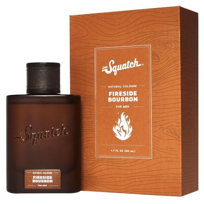 Dr. Squatch Natural Cologne for Men - Fireside Bourbon Scent with Scent-Lock Technology | 1.7 fl oz