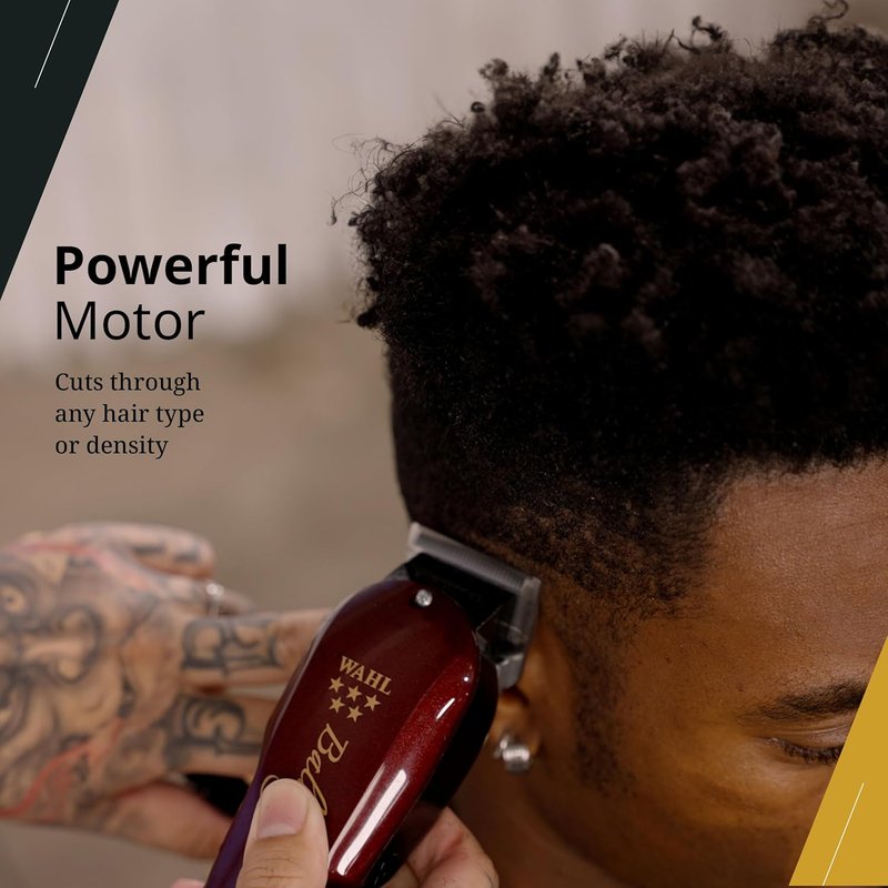 Wahl Professional 5 Star Balding Clipper - Ultra-Close Trimming with V5000 Electromagnetic Motor
