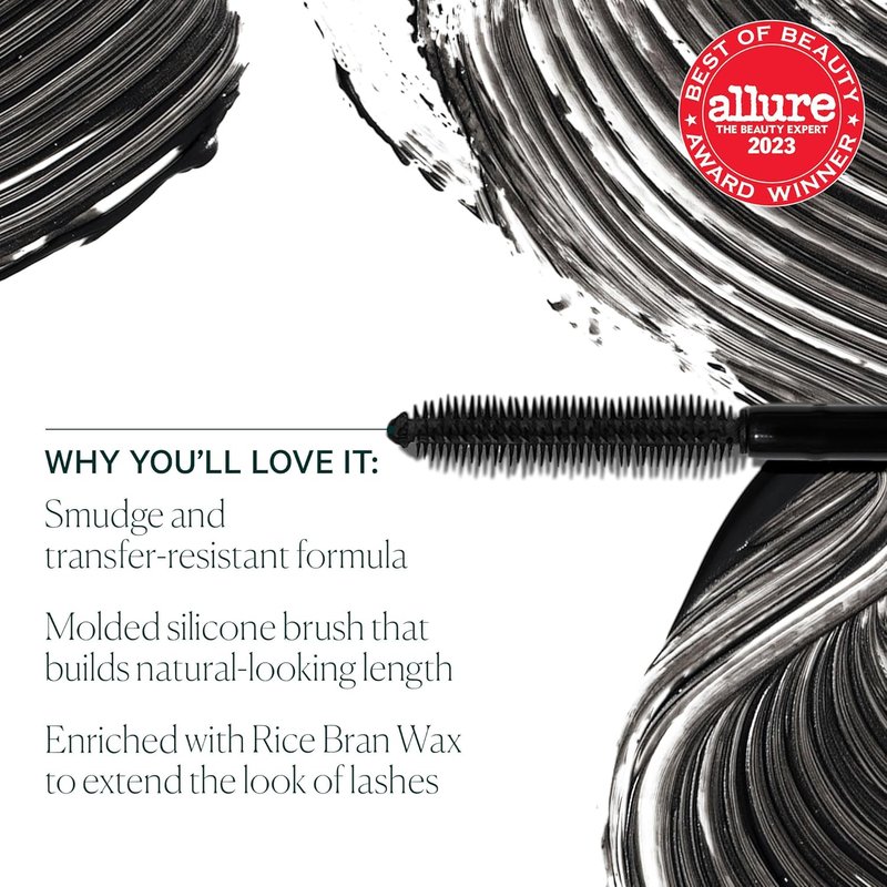 Well People Expressionist Lengthening Mascara - Nourished, Long-Lasting Lashes | Vegan & Cruelty-Free, Black