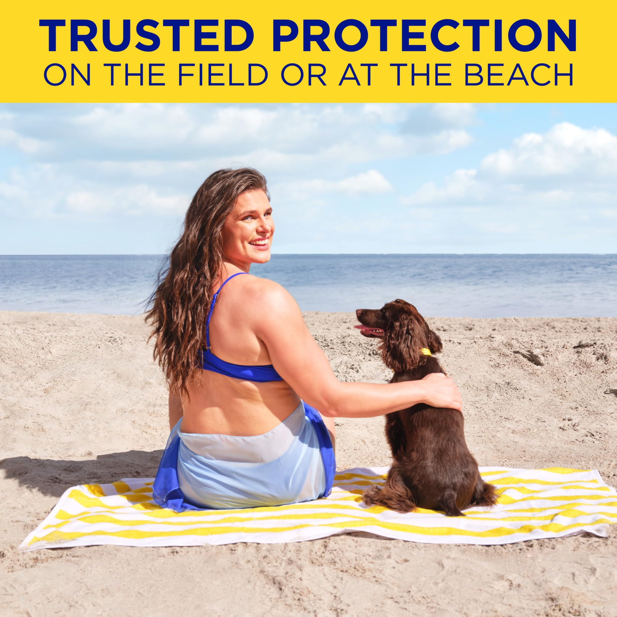 Coppertone Sport Sunscreen Spray, Broad Spectrum SPF 50 Water Resistant Spray Sunscreen, 5.5 Oz