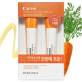 BRING GREEN Carrot Vita Eye Cream & Face Double SET (2 Count) | Anti-Aging, Wrinkles Eyecream with Vitamins C, B, E, Retinol, Beta-Carotene, improve Skin Tone, Dark&Red Spots 1.01 fl.oz. x2, 30ml+30ml