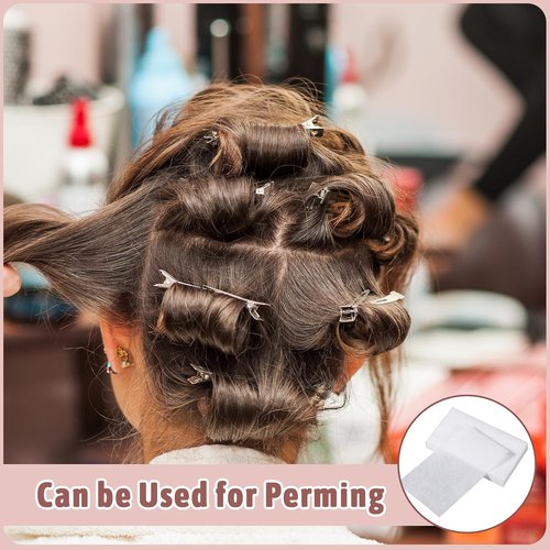 Skiennix 120 Pcs Hair Perm End Papers - High Temperature Resistant Curling Sheets for Salon Use