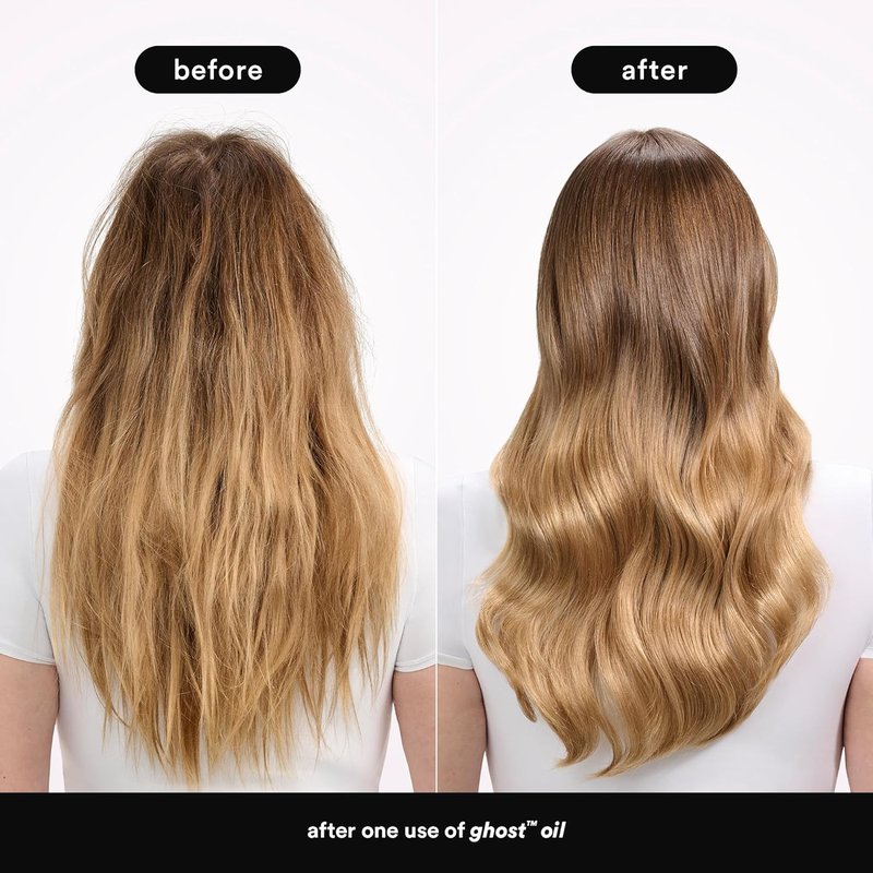 VERB Ghost Oil - Weightless Hair Oil for Fine to Medium Hair - Smooth Frizz & Boost Shine - Paraben-Free & Sulfate-Free