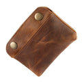CestAntiQ Leather Double Clasp Pouch Coin Purse Organizer