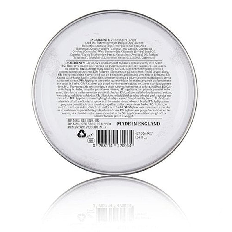 Dapper Dan Nourishing Beard Balm - Essential Oils & Waxes for Shaping & Styling | Vanilla & Raspberry, 1.69 fl oz