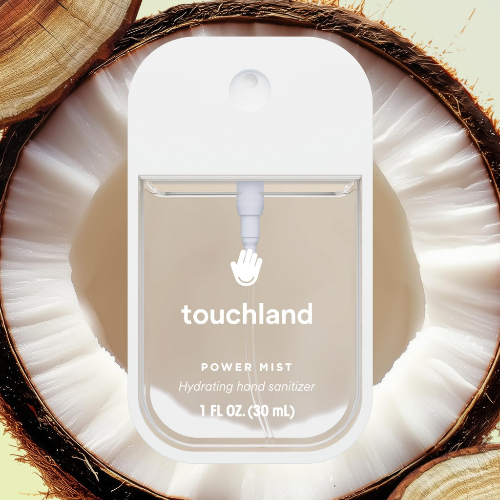 Touchland Hand Sanitizer Spray, Beach Coco Trio - 3 x 1 FL OZ