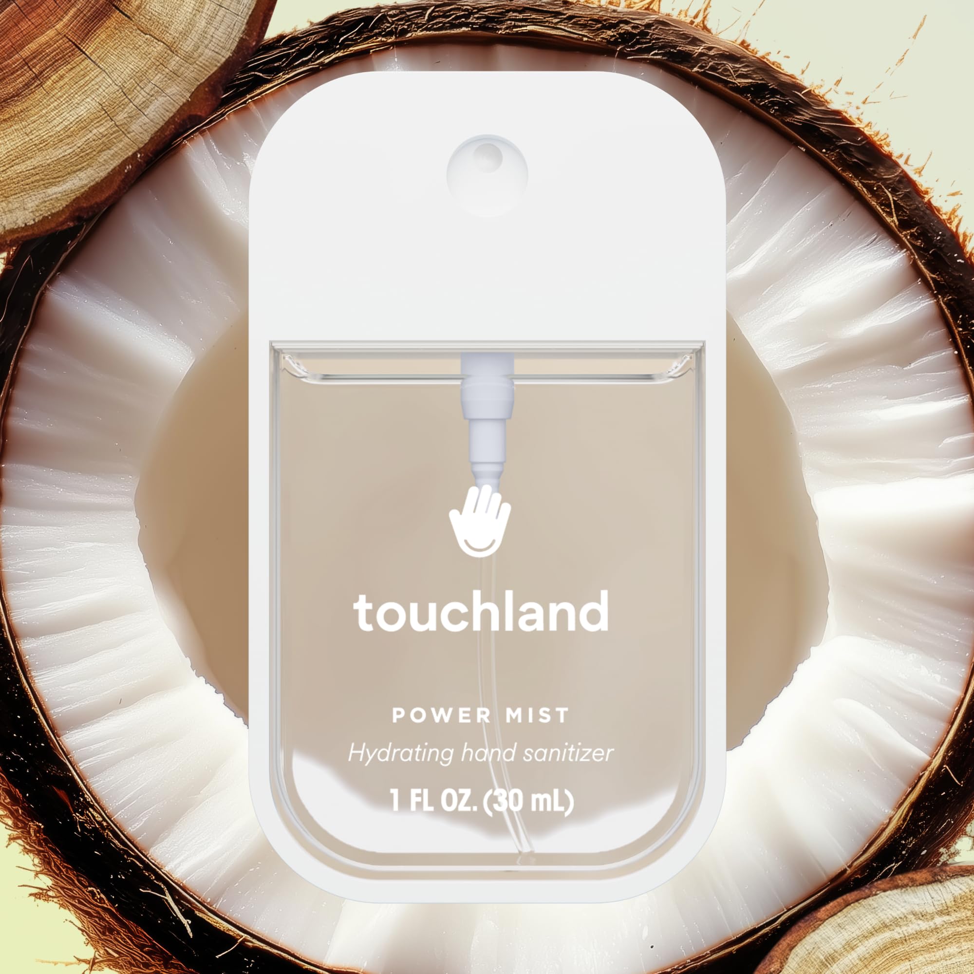 Touchland Hand Sanitizer Spray, Beach Coco Trio - 3 x 1 FL OZ