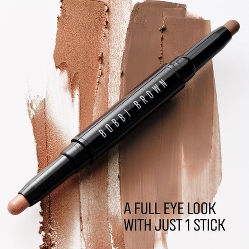 Bobbi Brown Dual-Ended Cream Shadow Stick - 24-Hour Long-Wear Eyeshadow for Effortless Application, 0.06 Ounce