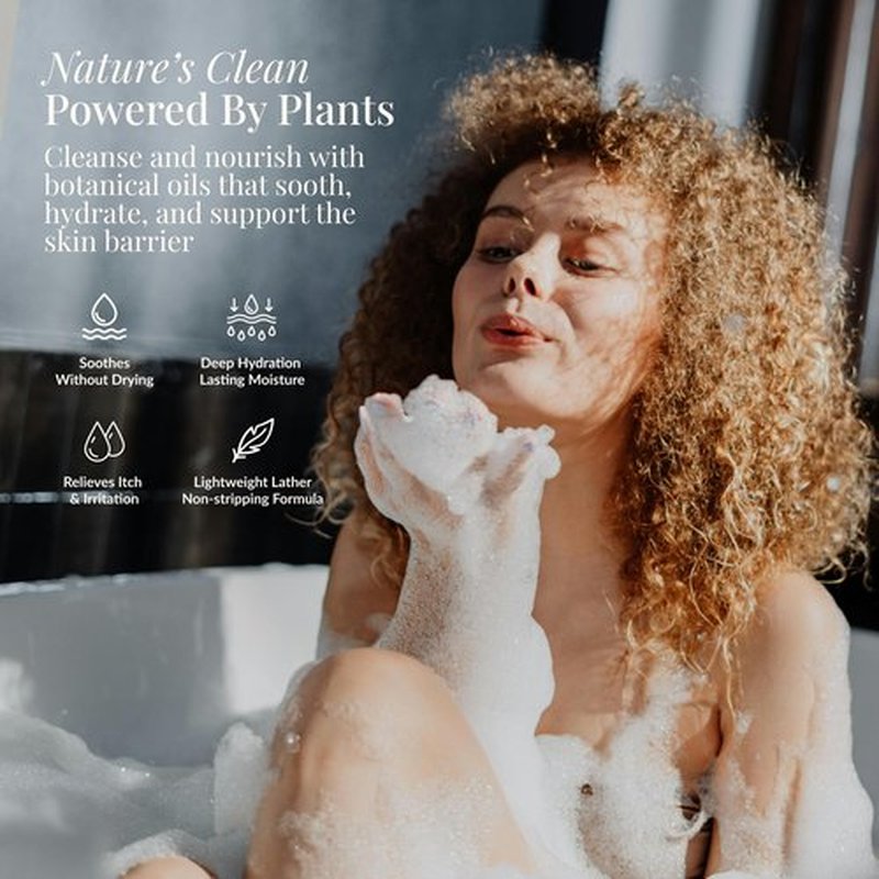 CHANCE OF SUNNY Refreshing Citrus Bath & Body Wash, 8 oz – Hypoallergenic, Vegan with Glycerin & Prebiotics Gentle, pH-Balanced Cleanser for Dry & Delicate Skin (8 oz)