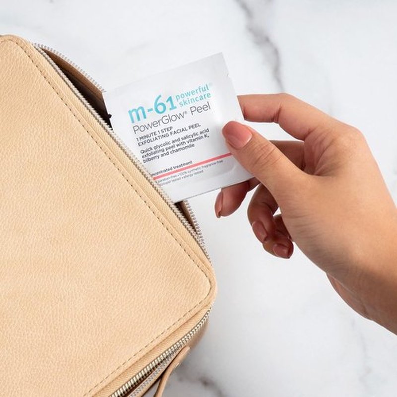 M-61 PowerGlow Peel - Exfoliating Facial Peel With Glycolic & Salicylic Acid | 10 Treatments, 1 Minute Each