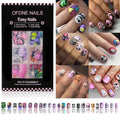 144 Pcs Halloween Press on Nails Kit Short Square Fake Nails 6 Styles False Nails with Designs Ghost Mummy Pumpkin Nightmare Nails Christmas Glossy Glue on Nail Acrylic Nail for Women Girls