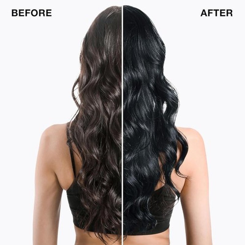 IGK Permanent Hair Dye Color Kit - 1B Moon Dance Darkest Blue Black | 100% Gray Coverage, Strength & Shine