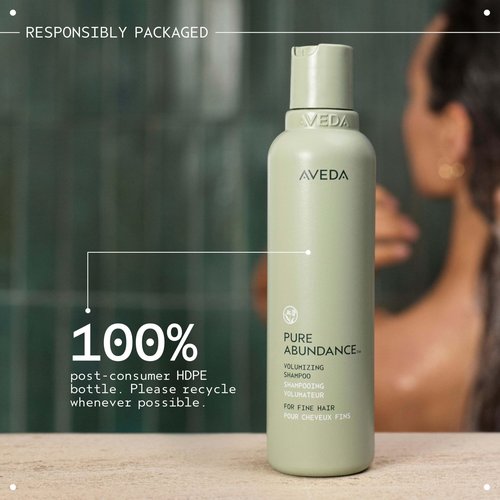 Aveda Pure Abundance Volumizing Shampoo | Shampoo For Fine Hair | Removes Product Build-Up And Excess Oil | Vegan | Full Size | 6.7 Fl Oz