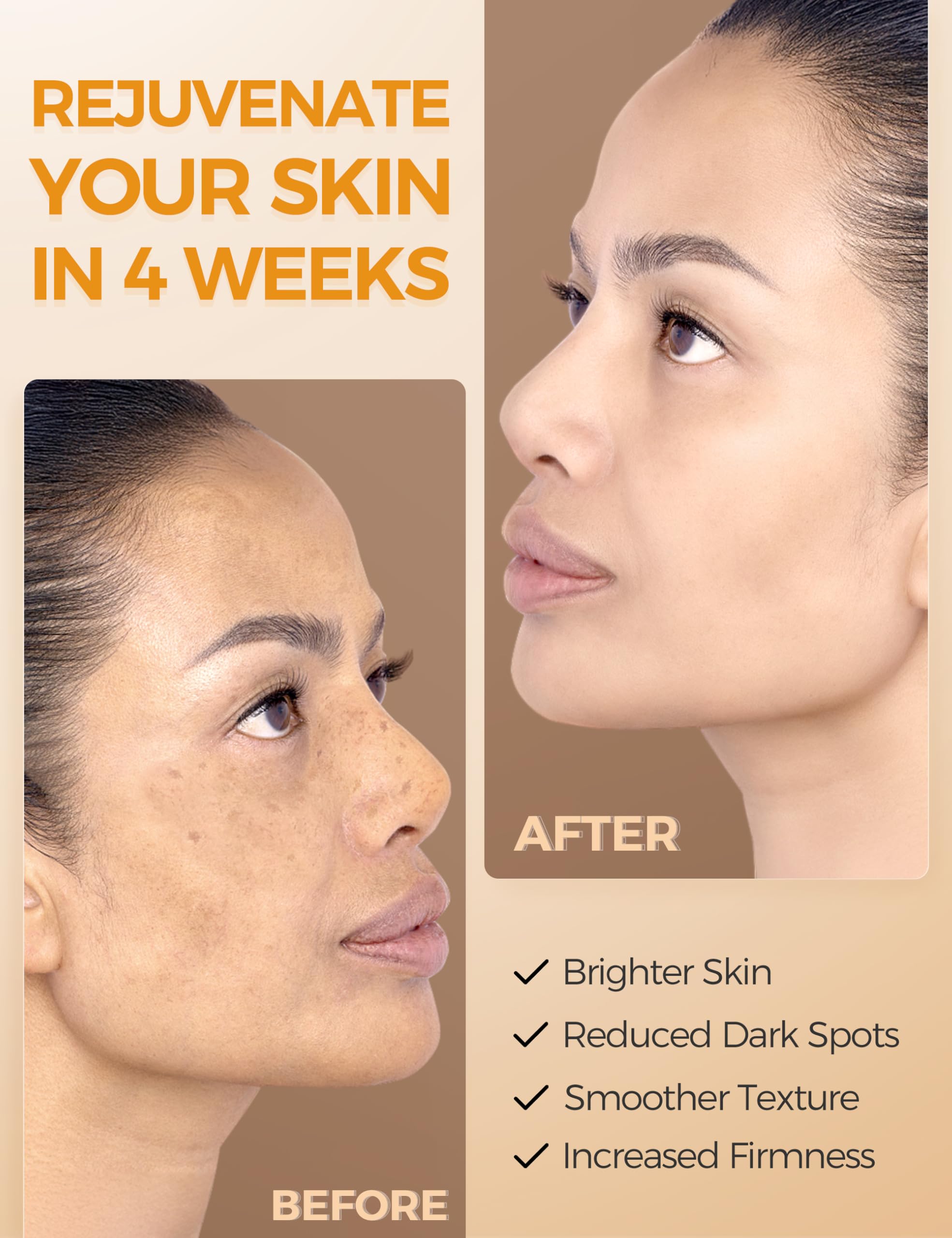 NING DERMOLOGIE Vitamin C Serum with Niacinamide & Ethyl Ascorbic Acid: Brightening, Moisturizing Face Serum for Dark Spots | Hyperpigmentation & Anti-Aging Treatment | Korean Synergy Formula 1.01oz