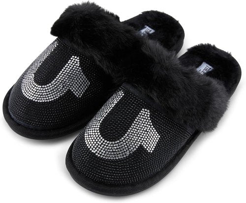 True Religion Women's Cozy House Slippers - Perfect Gift for Comfort and Style