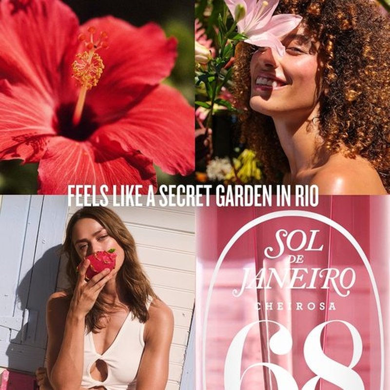 Sol de Janeiro Giftable Set - Travel Size Hair & Body Fragrance Mist Duo with Pink Pouch | Cheirosa 68 & 48, 3 Fl Oz Each
