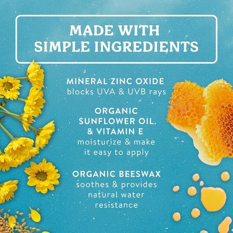 Badger Mineral Sunscreen Lip Balm SPF 15 - Reef Safe, Zinc Oxide, Unscented | Travel Size 0.15 oz 4-Pack