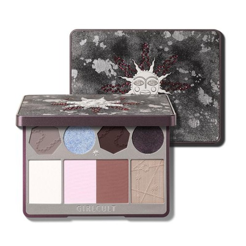 GIRLCULT All-in-One Makeup Palette, Full Face Makeup Palette with Eyeshadow Blush Bronzer and Highlighter, Matte and Shimmer Face Palette for Travel and Daily Makeup #04