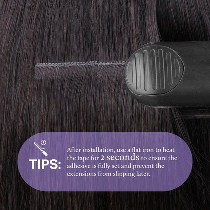 DOORES Genius Tape in Hair Extensions Real Human Hair, Balayage Natural Black to Light Blonde 18 Inch 50g 20pcs, Seamless Invisible Edge Hand Tied Tape in Extensions Long Straight