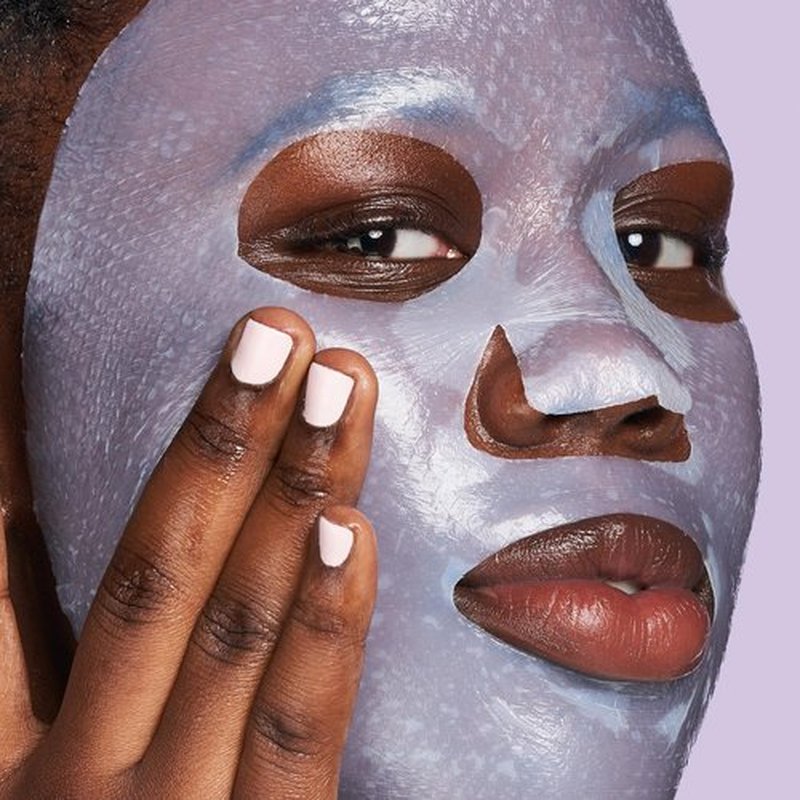 Exuviance Pick-Me-Up Plumping Mask - Pure Hyaluronic Acid & Caffeine for Instant Hydration | 0.7 oz