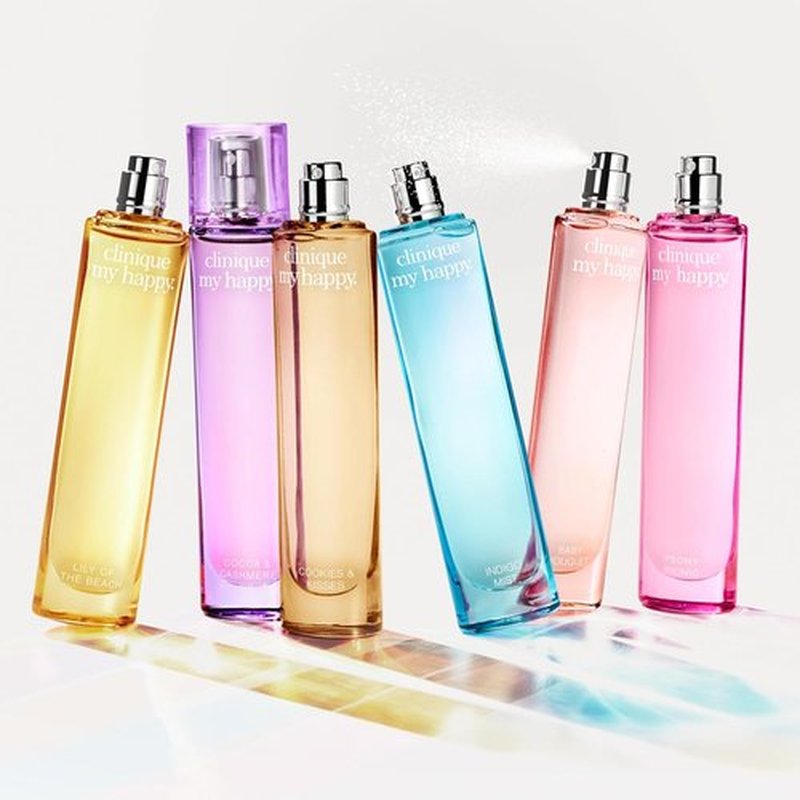 Clinique My Happy Fragrance Spray - Cocoa & Cashmere, Baby Bouquet, Cookies & Kisses | Women's Perfume Collection