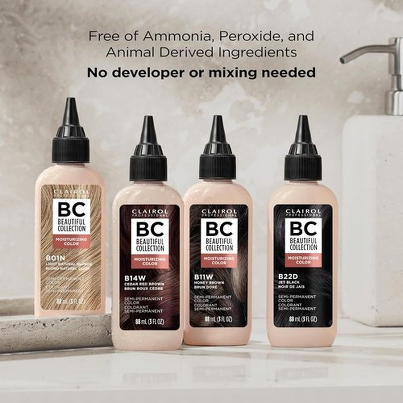 Clairol Professional Semi-Permanent Hair Color - Zero Damage Formula for All Hair Textures | Beautiful Collection