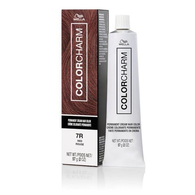 COLORCHARM Permanent Cream Hair Dye - 100% Gray Coverage | Auburn, Burgundy & Copper Shades | Vegan Formula | 2 oz.