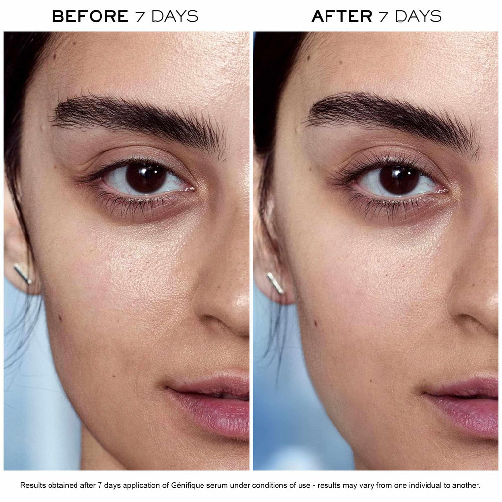 Lancôme Advanced Genifique Anti-Aging Face Serum and Eye Cream Duo - Visibly Hydrates & Plumps Skin - With Bifidus Prebiotic, Hyaluronic Acid & Vitamin Cg
