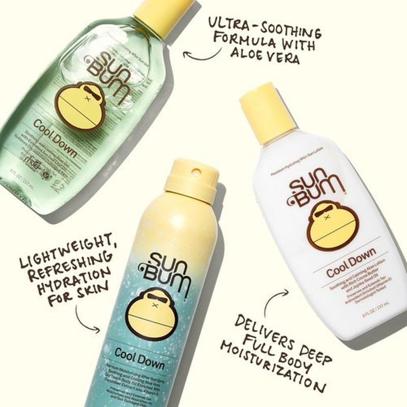 Sun Bum Aloe Vera Lotion - Vegan After Sun Care with Cocoa Butter for Soothing Hydration - 3 oz Travel Size