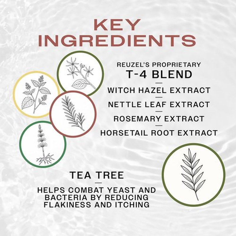 Reuzel 3-In-1 Tea Tree Shampoo - Deep Cleansing Formula for Hair and Body 12 oz
