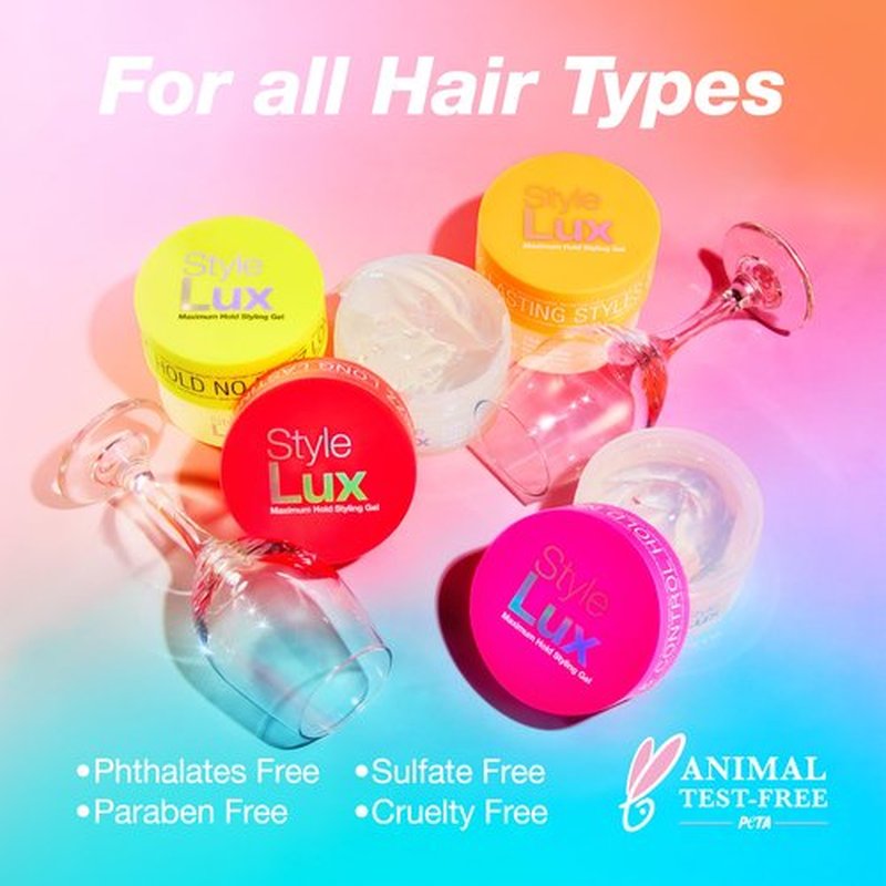 Lux Collection Style Lux for Twists Locs Braids with Castor Oil, Keratin, Biotin, and Olive Oil - Naturally Derived, Extreme Holding Frizz Free, 10.58 Ounce, Peach
