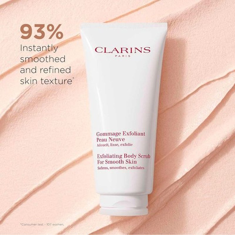 Clarins Exfoliating Body Scrub - Smooth Skin, Softens & Nourishes | Non-Drying | 6.7 Ounces