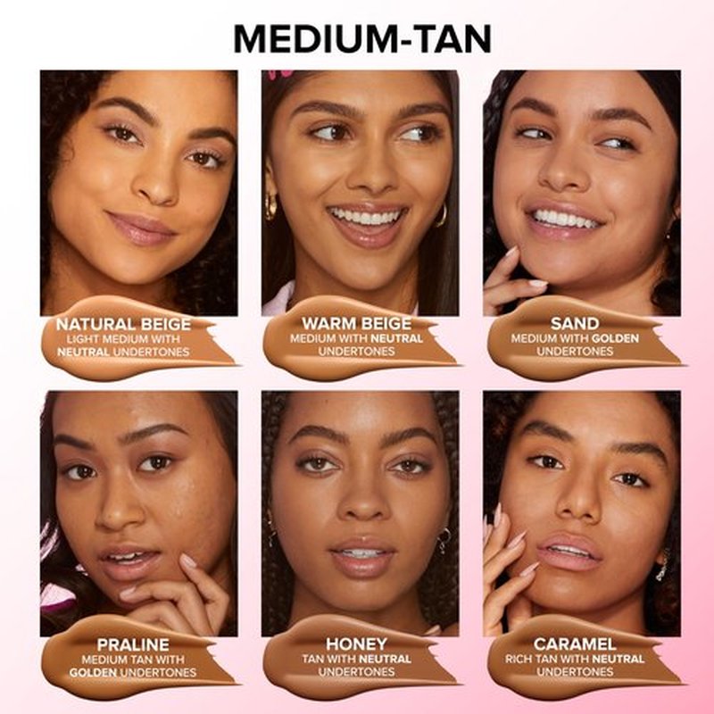 Too Faced Born This Way Soft Matte Foundation | Hydrating, Blurring, Waterproof, All-Day Oil Control Foundation that Helps Smooth Skin’s Appearance, 1 Fl Oz, Natural Beige