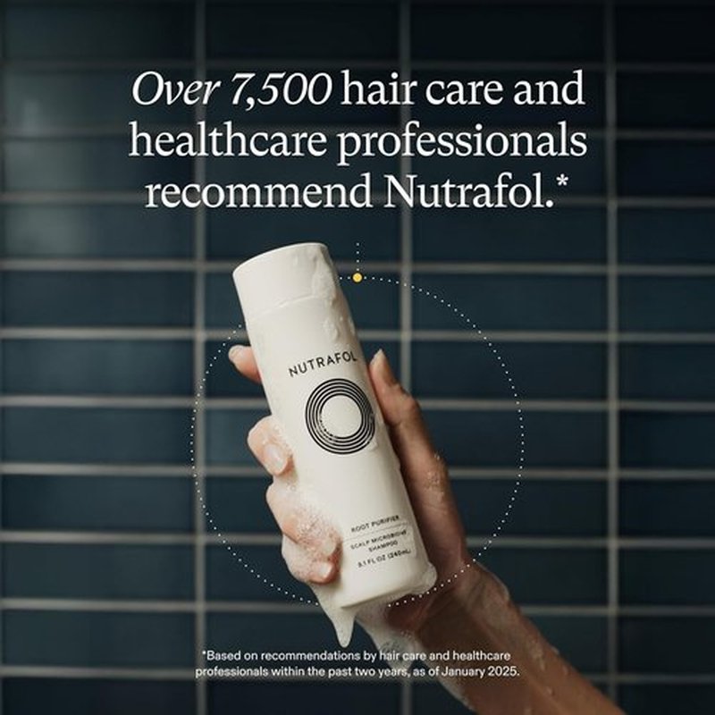 Nutrafol Shampoo - Hydrating Cleanser for Thinning Hair | Boosts Volume, Strength & Texture