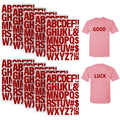 10 Sheets 440 Pieces Iron on Letters for Clothing, 2 Inch Heat Transfer Letters, Red Iron on Vinyl Letters with A-Z PU Alphabets Sticker for Fabric, Jersey T-Shirt Printing DIY Craft