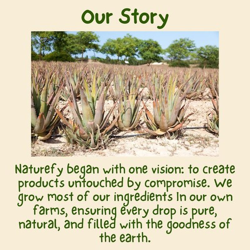 Naturefy Aloe Vera Gel | 100% Pure & Organic | Farm Fresh Aloe Vera Pulp Extract with Jojoba Oil, Glycerine & Vitamin E | Hydrating, Soothing & Skin Repair Gel for Face, Hair & Body | 10.14 fl.oz.