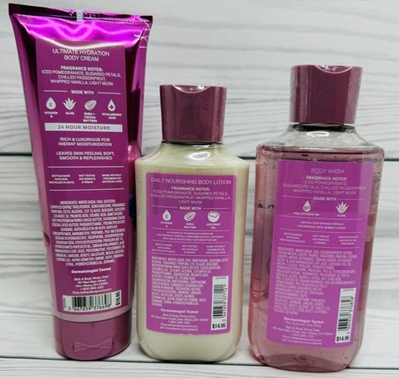 Bath & Body Works - Be Enchanted Body Wash, Lotion & Hydration Cream Set | 3-Piece Collection